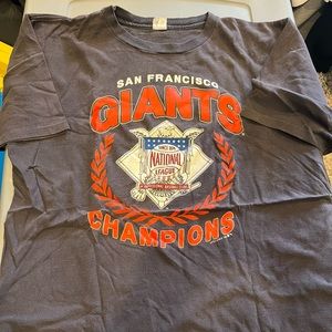 San Francisco Giants National League Champions Vintage Shirt Size XL